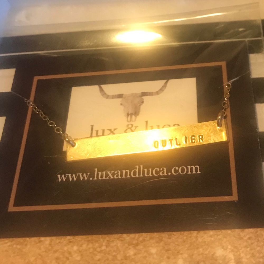 lux and luca necklace - gold